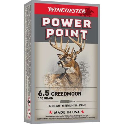 WINCHESTER SUPER X POWER POINT 6.5 CREEDMOOR 140   20 RD/BX 10 BX/CS