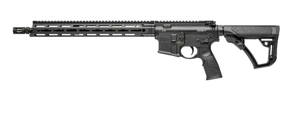 DANIEL DEFENSE DDM4V7 5.56 RIFLE 16" MOD RAIL, BLACK NO MAG