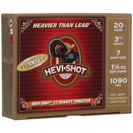 HEVI-SHOT HEVI-13 20GA 3IN 1-1/4OZ #7 5 RD/BX 10 BX/CS
