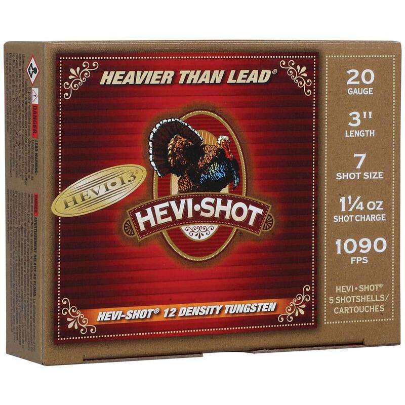 HEVI-SHOT HEVI-13 20GA 3IN 1-1/4OZ #7 5 RD/BX 10 BX/CS