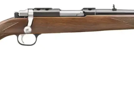 RUGER 77/44 44 MAG BOLT RIFLE, 16.6" BLUED T.B. BBL, WALNUT, 4RD