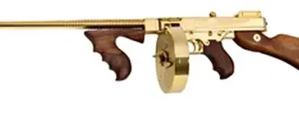 THOMPS 1927A1 DELUXE 45ACP RFL GOLD