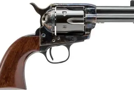 CIMARRON NEW SHERIFF 3.5" 6RD 44-40WCF REVOLVR BLUED WALNUT GRIP