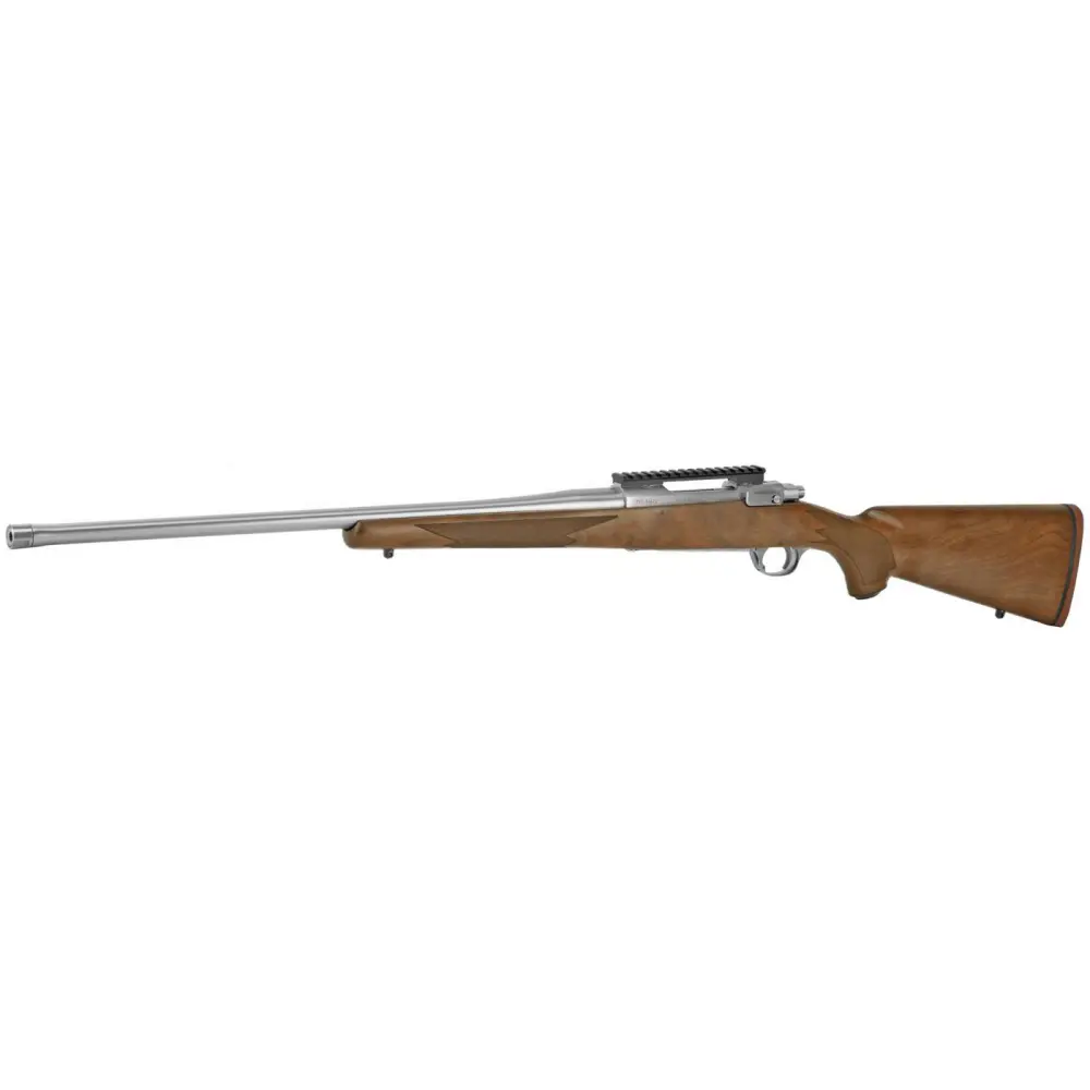 RUGER HAWKEYE HUNTER 6.5CM 22" STS THRDED BBL, AMERICAN WALNUT 4RD - Image 2