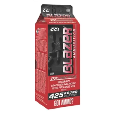 CCI 22 LR 38GR LRN 425 POUR PACK 425 RD/BX 8 BX/CS