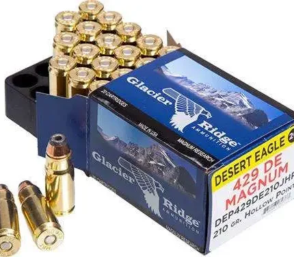 MAGNUM RSRCH 429DE 210GR JHP 20RD BX 10 BOXES PER CASE