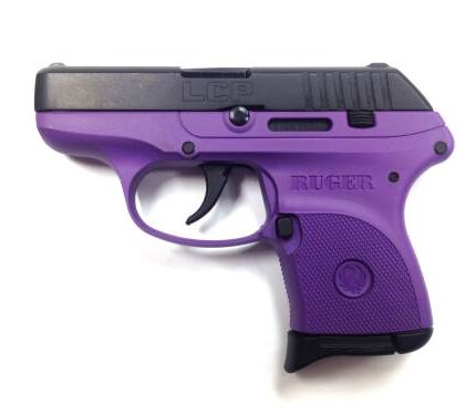 RUGER LCP 380ACP BL/PURPLE POLY 6+1
