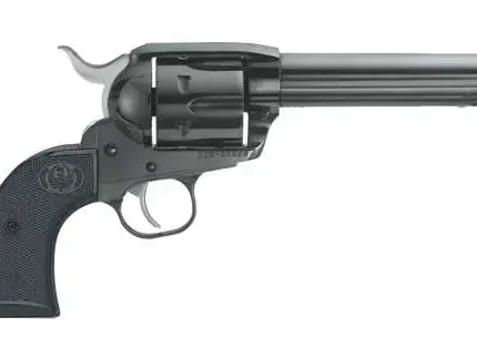 RUGER VAQUERO BLUED 357 MAG S/A REV 5.5" WD GRPS