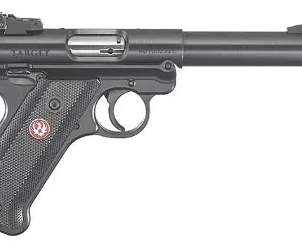 RUGER MRK IV TRGT 22LR 5.5" BLUED BLK GRP ADJ SGHT 10RD