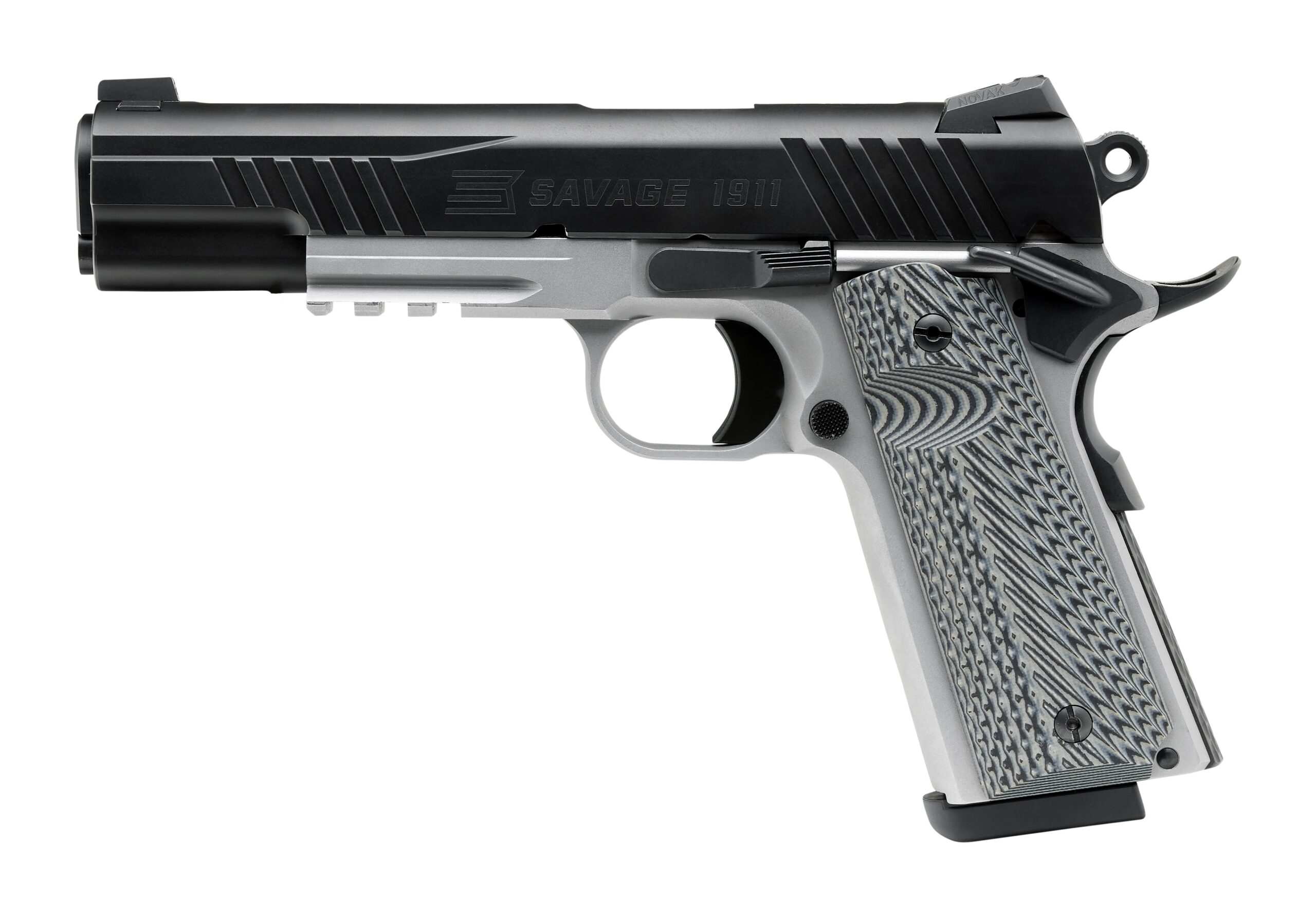 SAVAGE ARMS 1911 GOV 45ACP BL/SS RAIL