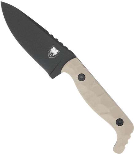 COBRATEC KING PIN TAN 4" FIXED BLADE