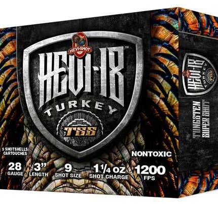 HEVI-SHOT HEVI-18 TSS TURKEY 28GA 3IN 1-1/4OZ #9 5 RD/BX 10 BX/CS