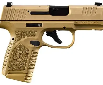 FN REFLEX PSTL 9MM FDE 3.3" 2-10RD