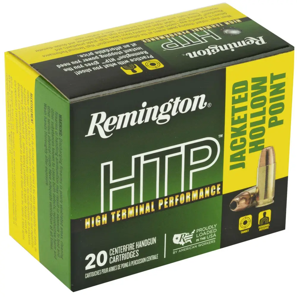 REMINGTON 45 AUTO 230GR JHP HTP 20 RND BX 20 RD/BX 25 BX/CS - Image 2