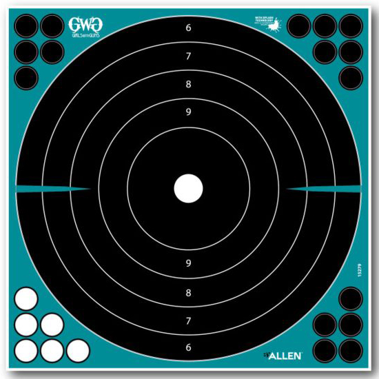 ALLEN GWG SPLASH ADHESIV 12 BULLSEYE 5PK