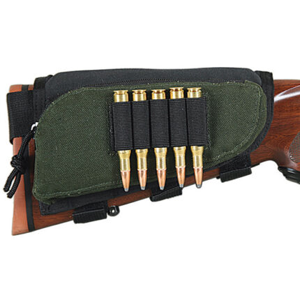 ALLEN BUTTSTOCK SHELL HOLDER AND POUCH GREEN