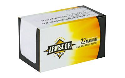 ARMSCOR 22WMR 40GR JHP 50/2000 - Image 2