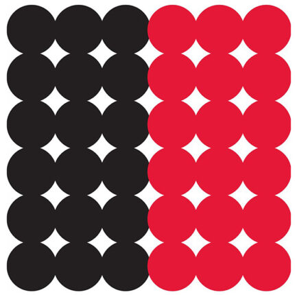 BC DIRTY BIRD 1 TARGET PASTERS 432 BLK RED (12)
