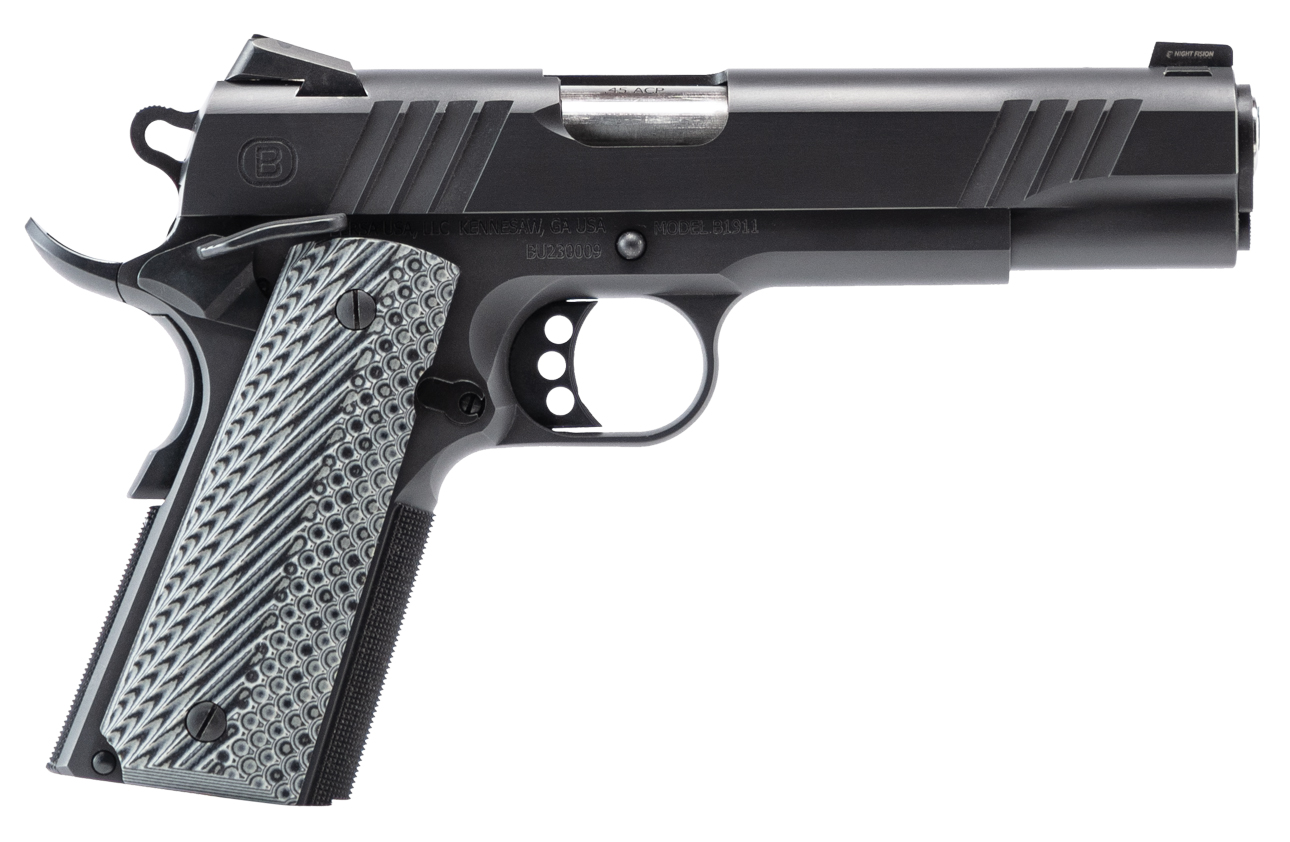 BERSA B1911 45ACP 5 BLK NITRIDE NS 8RD