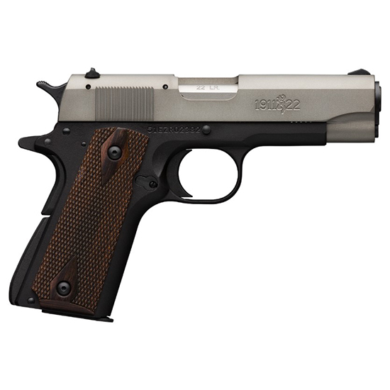 BRO 1911-22 A1 GRAY 22LR 3 5/8 COMPACT WALNUT