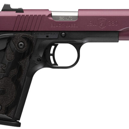 BRO 1911-380 BLACK LABEL FS BLK CHERRY 3-DOT