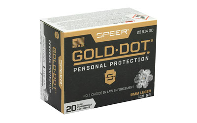 SPR GOLD DOT 9MM 115GR HP 20/200 - Image 2