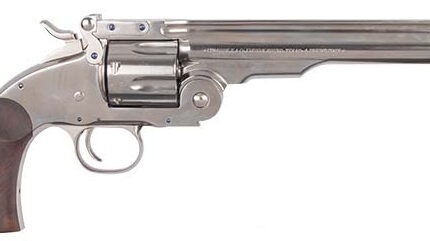 CIM MODEL NO.3 SCHOFIELD & COLT NICKEL 45LC 7