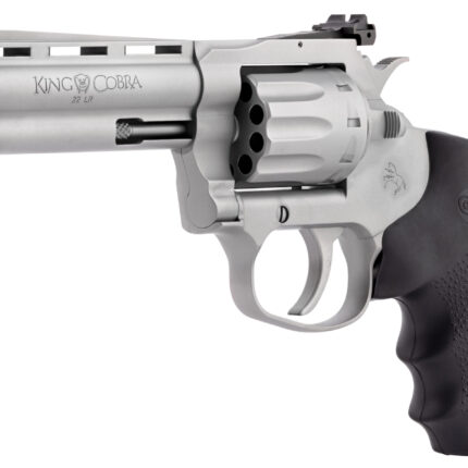 CLT KING COBRA 22LR 4.25 MATTE SS HOGUE 10RD