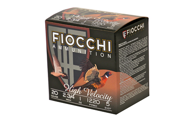 FIOCCHI 20GA #5 HV LEAD HUNT 25/250 - Image 3