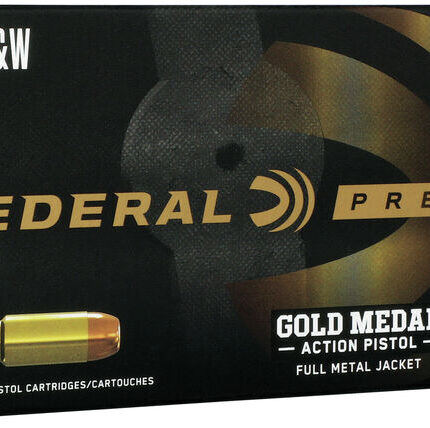 FED GOLD MEDAL ACTION 40SW 180GR FMJ 50/10