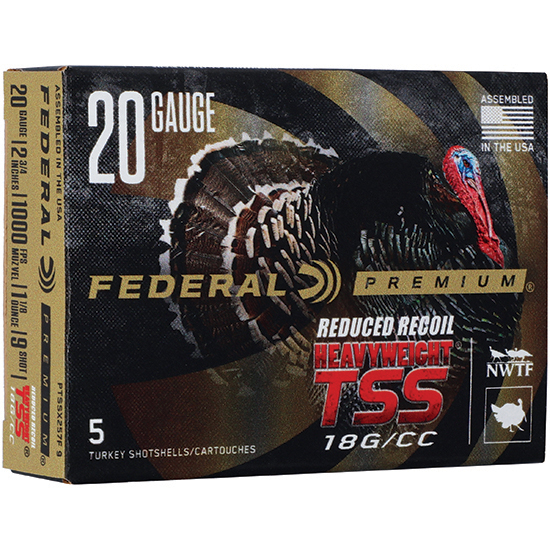 FED HEAVYWEIGHT TSS 20GA 2-3/4 1 1/8OZ TKY 5/10