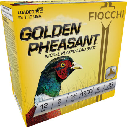 FIO GOLDEN PHEASANT 12GA 3 1.75OZ #4 25/10