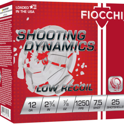FIO SHOOTING LOW RECOIL 12GA 2.75 #7.5 25/10