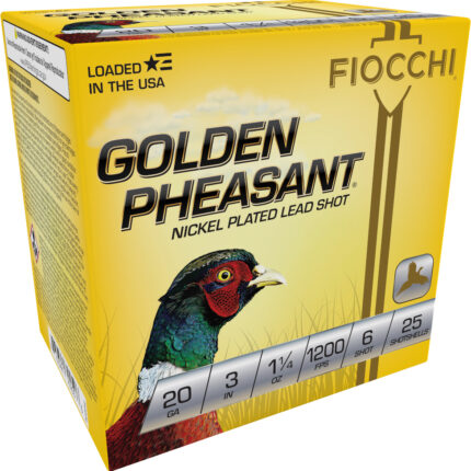 FIO GOLDEN PHEASANT 20GA 3 1.25OZ #6 25/10