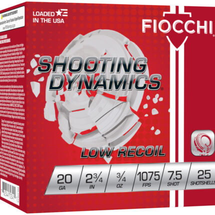 FIO SHOOTING LOW RECOIL 20GA 2.75 #7.5 25/10