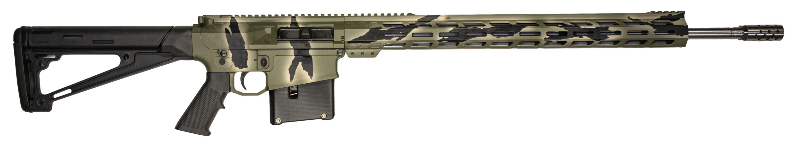 GLFA AR-10 6.5PRC 24 GRN PURSUIT CAMO/SS 5RD