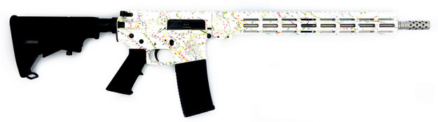 GLFA AR-15 223WYL 16 SS SAVED SPLATTER WHITE 30R