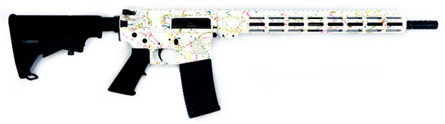 GLFA AR-15 223WYL 16 SAVED SPLATTER WHITE 30R