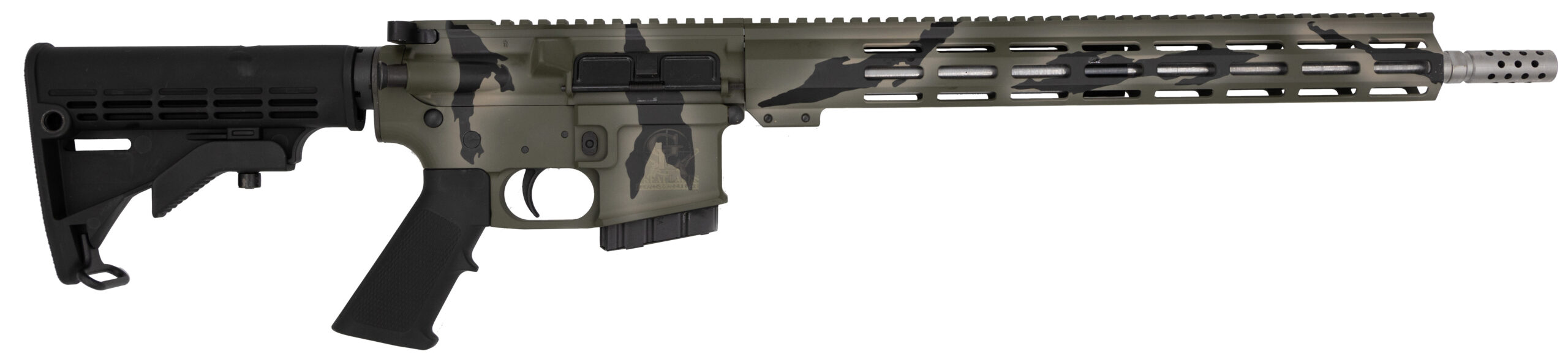 GLFA AR-15 350LEG 16 PURSUIT GRN CAMO/SS 5RD