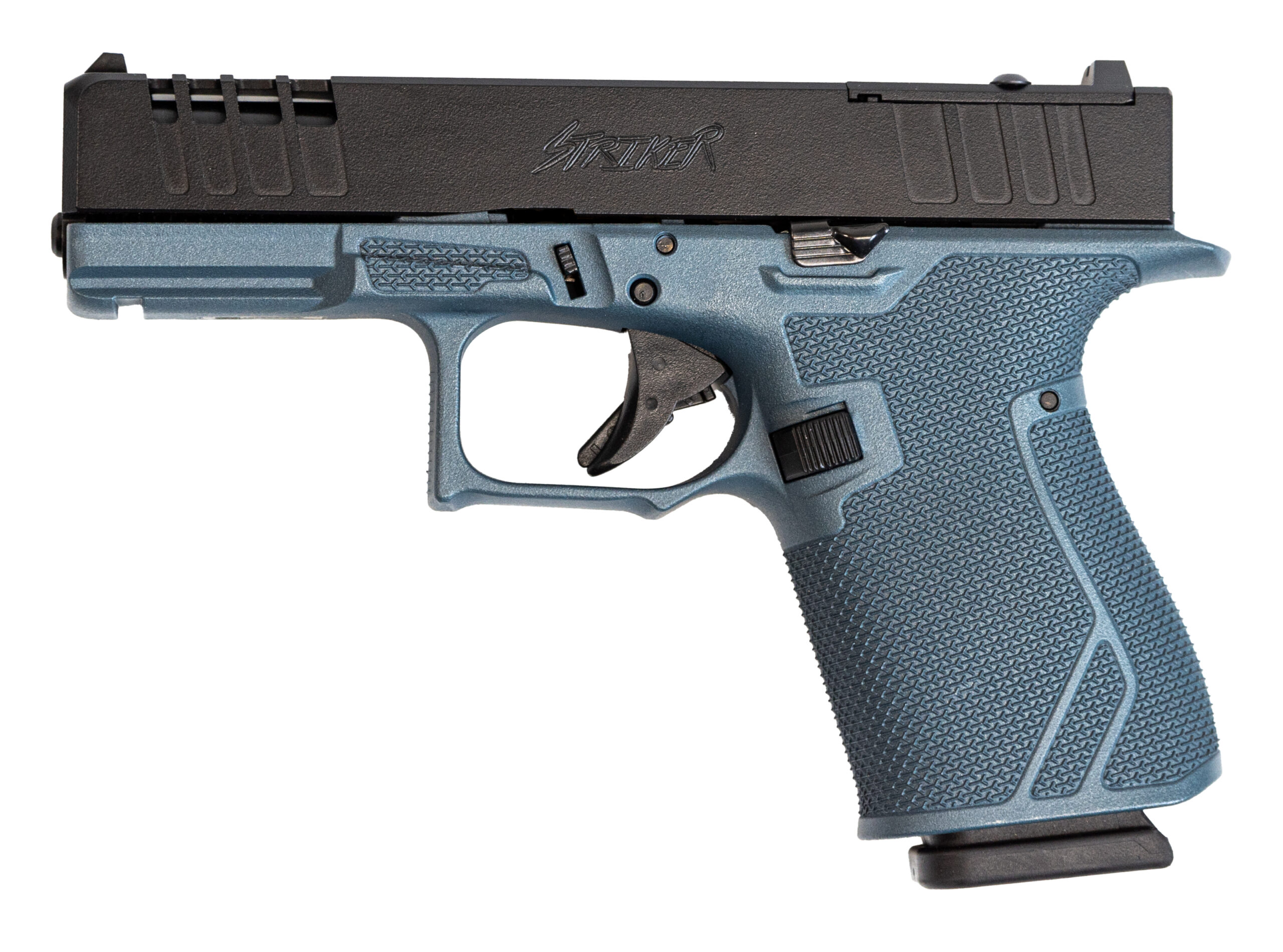 GLFA 19 STRIKER 9MM 4 BLUE TITANIUM OR 15RD
