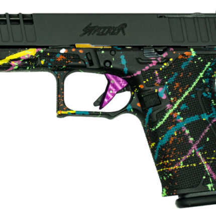 GLFA 19 STRIKER 9MM 4 SPLATTER BLACK OR 15RD
