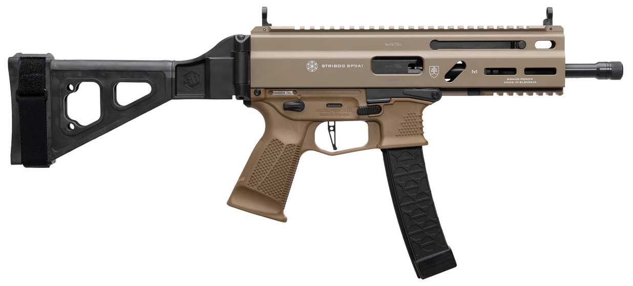 GO GRAND POWER STRIBOG SP9A1 9MM SBT FDE