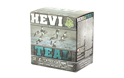 HEVI TEAL 12GA 3" #6 25/250 - Image 3