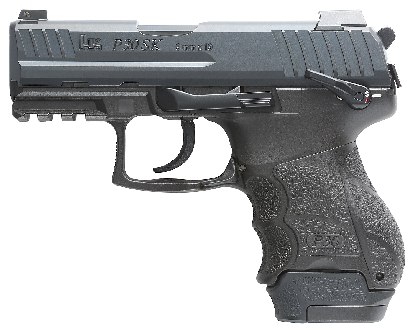 HK P30SK S V3 DASA 9MM 3.27 SAFETY 12/15RD
