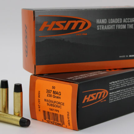 HSM SUBSONIC 357MAG HITEK 230GR HCFN 50/10