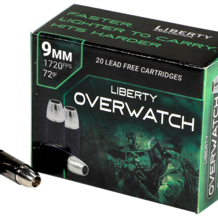 LIB AMMO OVERWATCH 9MM +P 72GR HP 20/10
