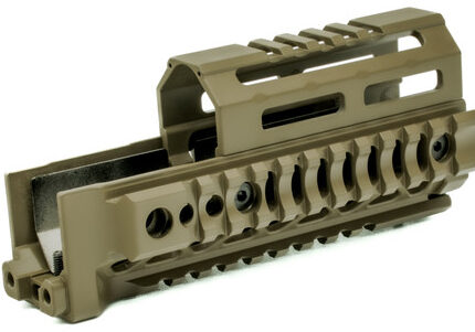 MI AK ALPHA SERIES QUAD RAIL HANDGUARD 6 FDE