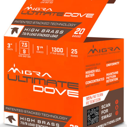 MIGRA DOVE 20GA 3 1.25OZ #7.5-9 25/10