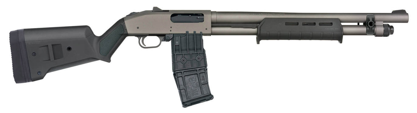 MOSS 590M PRO 12GA 18.5 GRS RIFLED BLK