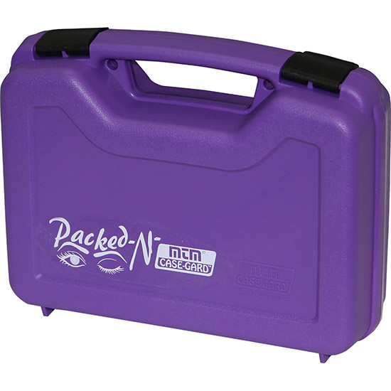 MTM HANDGUN CASE SINGLE UP TO 4 REVOLVER PURPLE